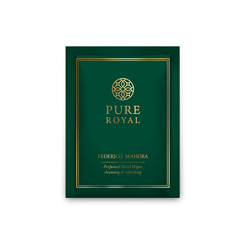 PURE ROYAL scented wet hand wipe