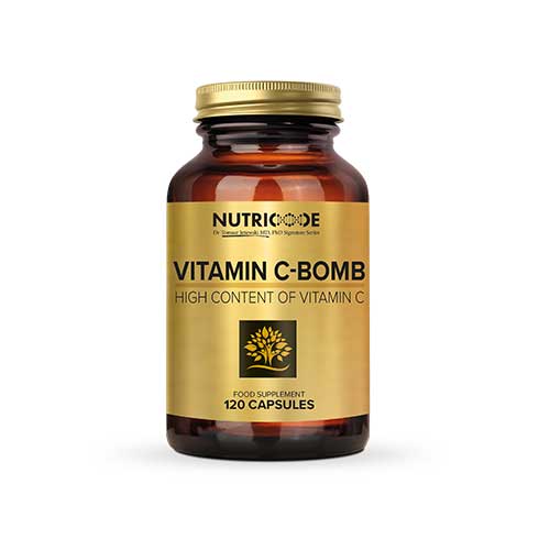 Liposomal vitamin C supplement | Nutricode Vitamin C-BOMB developed by doctor Tomasz Jeżewski