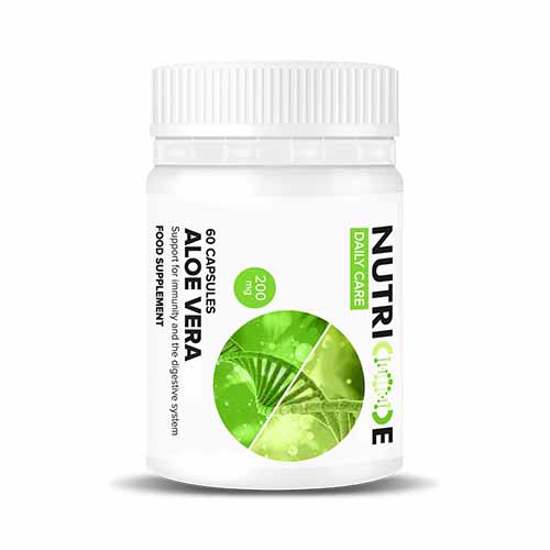 Supplement with 200 mg aloe vera | Nutricode DAILY CARE Aloe Vera