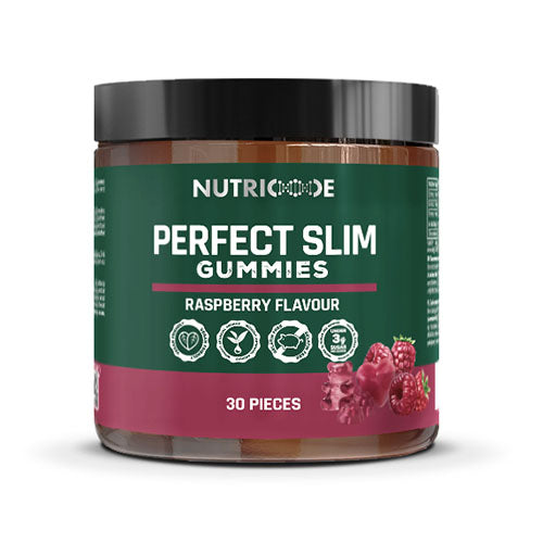 Jeleuri suport pentru siluetă cu garcinia, crom și cetone zmeură | Nutricode PERFECT SLIM Gummies