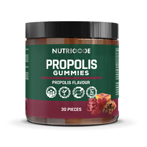 Jeleuri cu propolis, echinaceea și soc pentru imunitate | Nutricode PROPOLIS Gummies