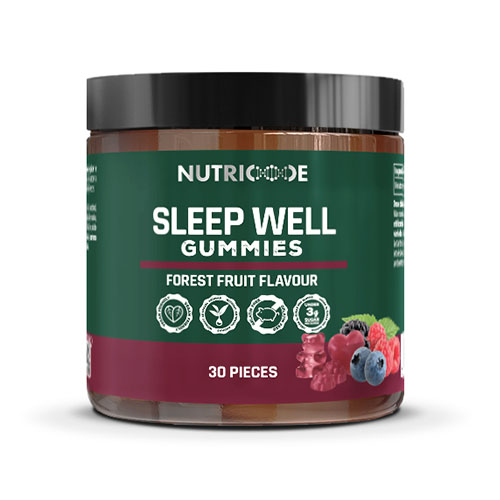 Jeleuri cu melatonină ce facilitează un somn odihnitor | Nutricode SLEEP WELL Gummies