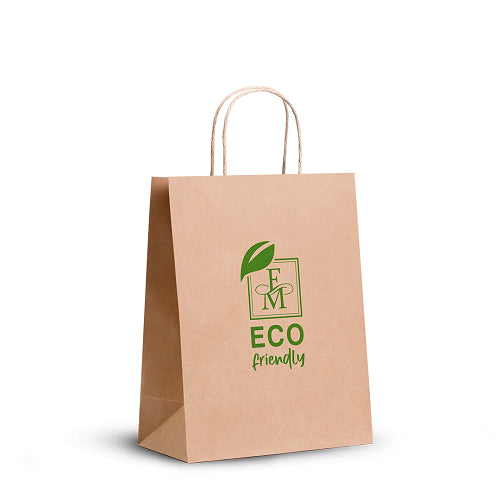 Medium eco-friendly paper bag